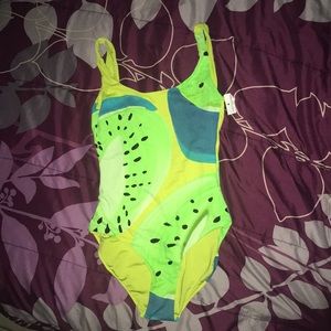 One piece bathing suit